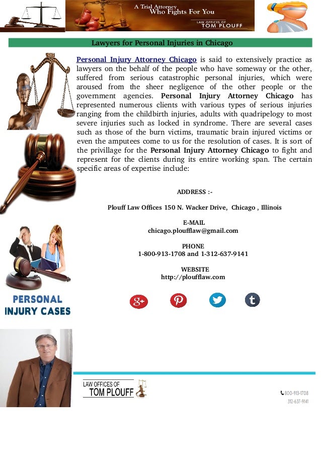 Chicago Il Personal Injury Attorney